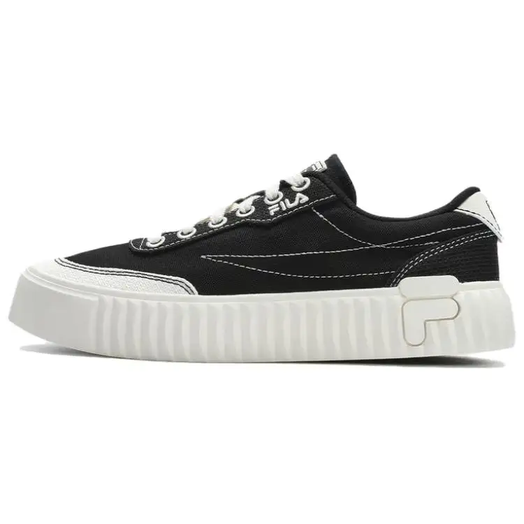 FILA Gear 1S Cookie Shoes Slip Resistant, Abrasion Resistant, Lightweight, Height Increasing Low top Canvas Shoes