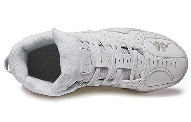 Kappa Textile, Synthetic Leather Cushioning Slip Resistant Abrasion Resistant High top Vintage Basketball Shoes Unisex
