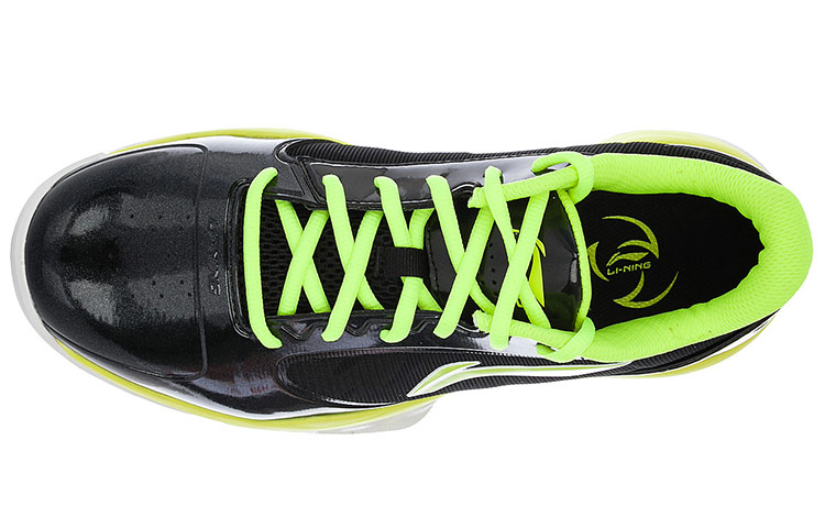 Li Ning Arc 3.0 Cushioning Slip Resistant Abrasion Resistant Coverage Low top Basketball Shoes Men’s Black Yellow