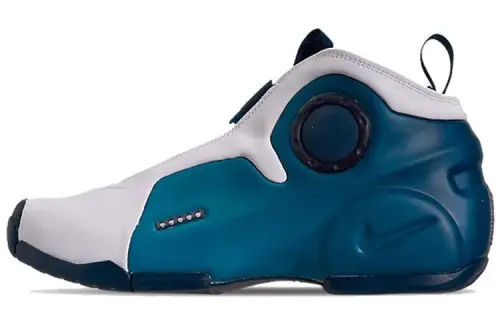Nike Air Flightposite 2 Wind 2 Garnett Anti-slip Lightweight Mid-top Retro Basketball Shoes Men's Blue and White