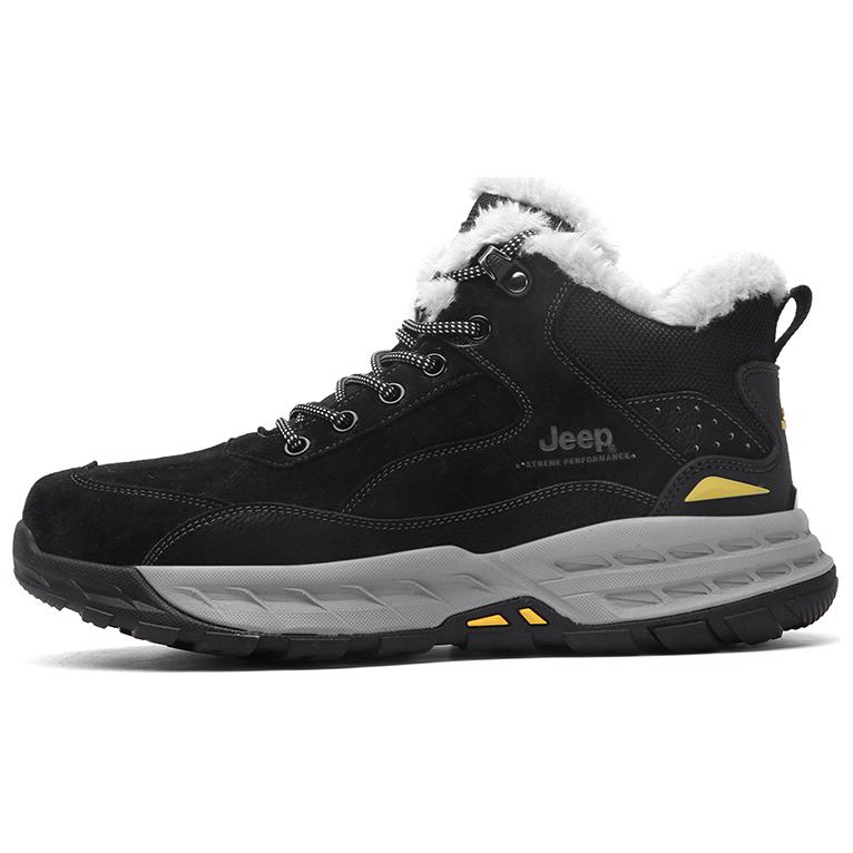 Jeep Fleece Lined Collection Cushioning Abrasion Resistant Coverage Support Mid top