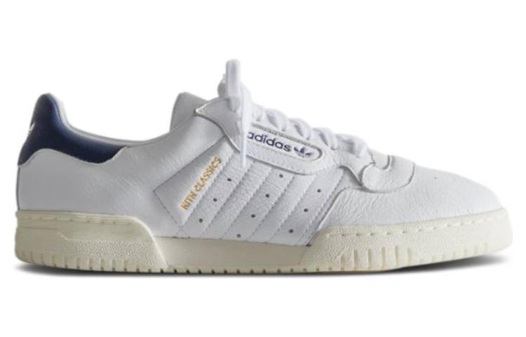 Мужские кеды adidas x KITH Yeezy Powerphase (бело-синие) — фото 2