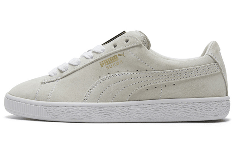 PUMA Suede Classic Metal Badge 'White Team Gold'