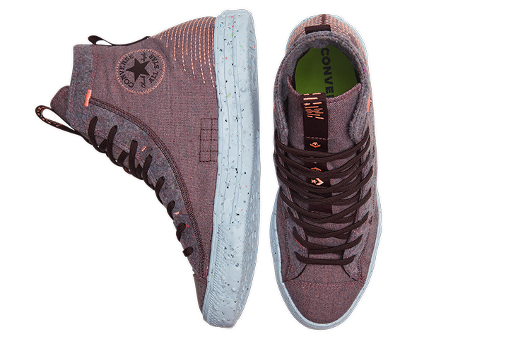 Кеды Converse Chuck Taylor All Star Crater (бордовые) — фото 4
