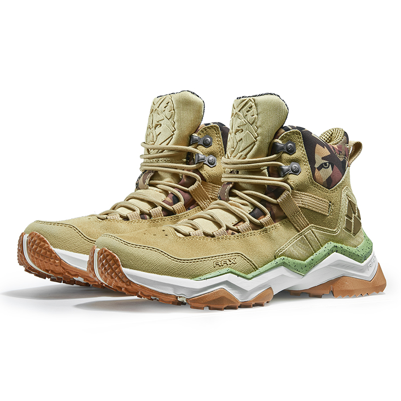 RAX Slip Resistant, Waterproof, Lightweight High top Outdoor Shoes Women’s Light Khaki