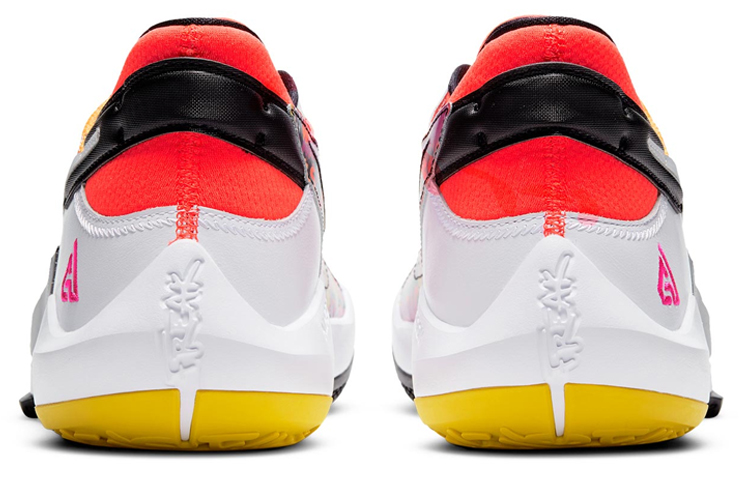 Мужские кроссовки Nike Freak 2 Zoom EP (оранжевый / фиолетовый) — фото 5