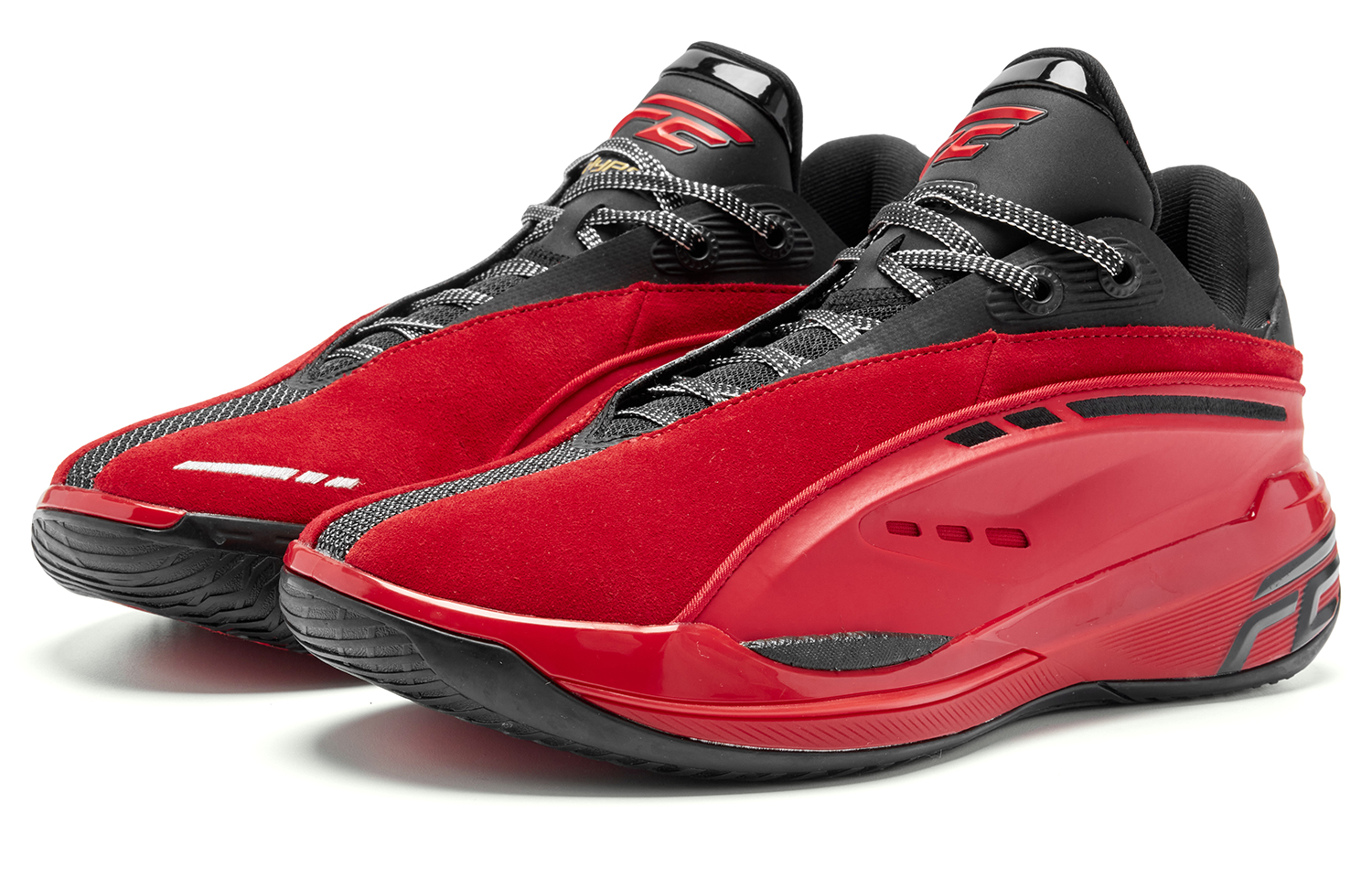 QIAODAN FE2.5 Ferrari Cushioning Slip Resistant Abrasion Resistant Coverage Support Rebound Anti Rollover Grip Low top