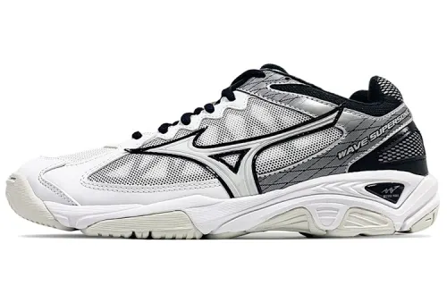 Mizuno Training Shoes Unisex Low Top White Gray Silver