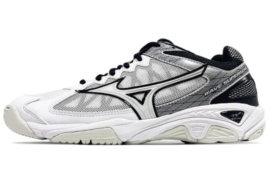 Mizuno Training Shoes Unisex Low Top White Gray Silver
