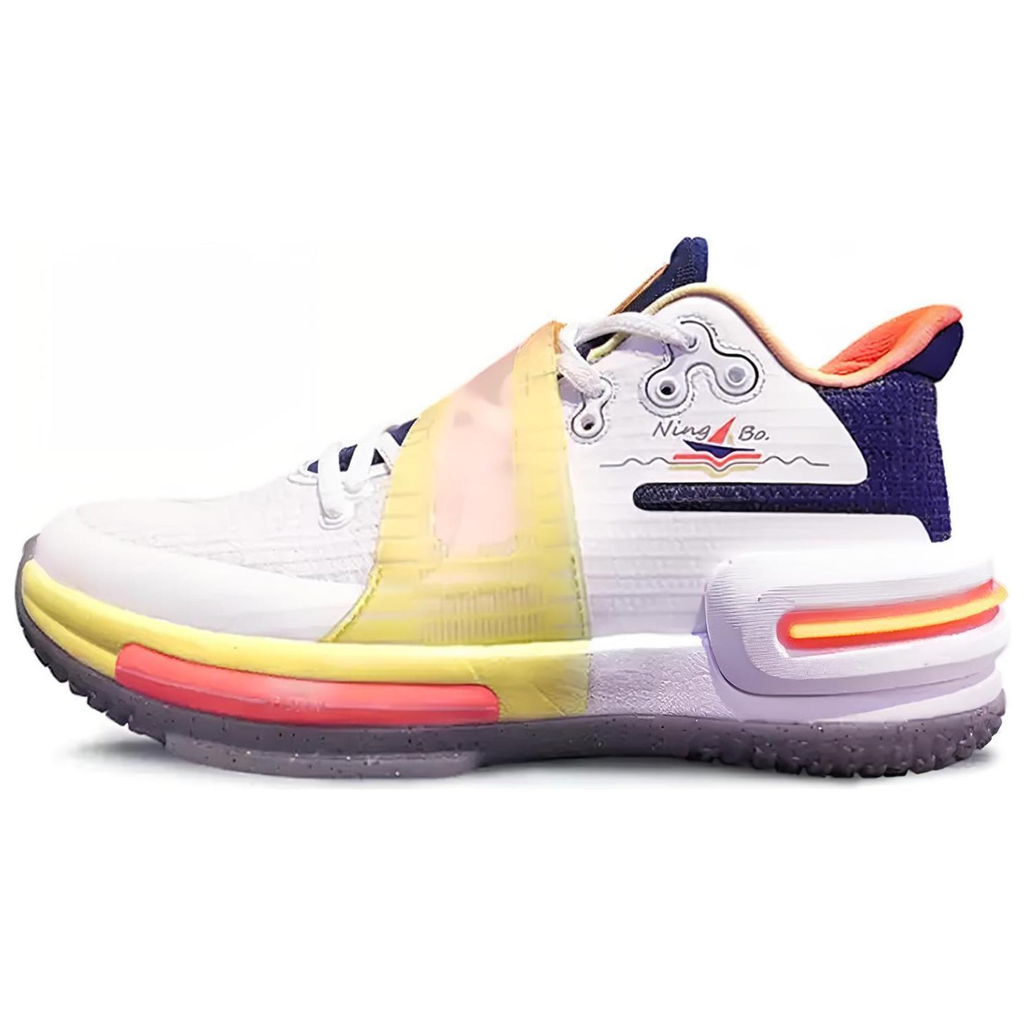 PEAK Flash 2 Generation Basketball Shoes Men’s Low Top White/Orange