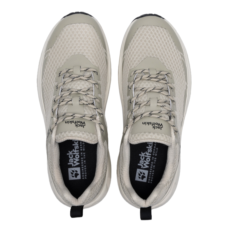 Jack Wolfskin HIKE VENTURA Cushioning Abrasion Resistant Low top Hiking Shoes Men’s Seal White
