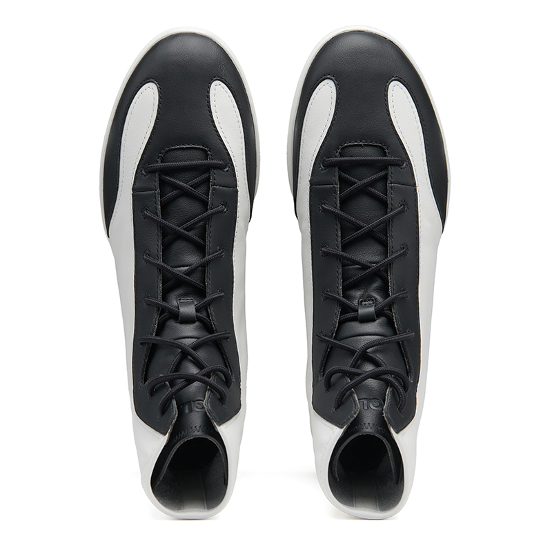 EQLZ EQUALIZER 1960HI Cow Leather Slip Resistant Abrasion Resistant High top Vintage Basketball Shoes Unisex