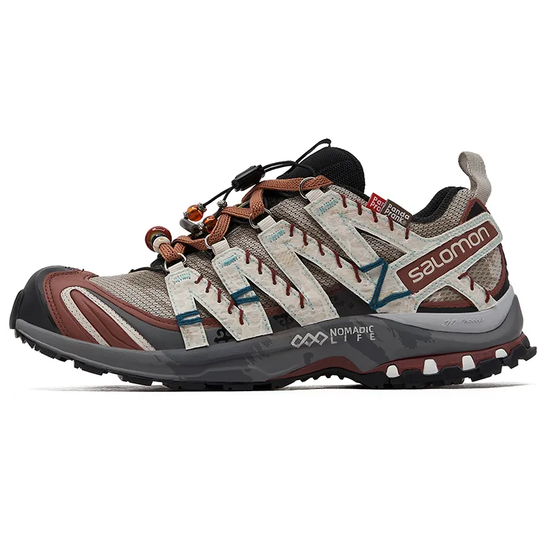 SALOMON XA Pro 3D ADV Cushioning Abrasion Resistant Low top Mountaineering Shoes Unisex Black Umber