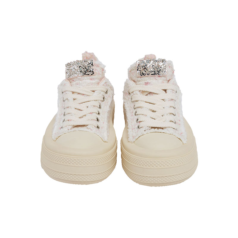Foreshadow Double Uni1.0 Low top Canvas Shoes Women's White Lover