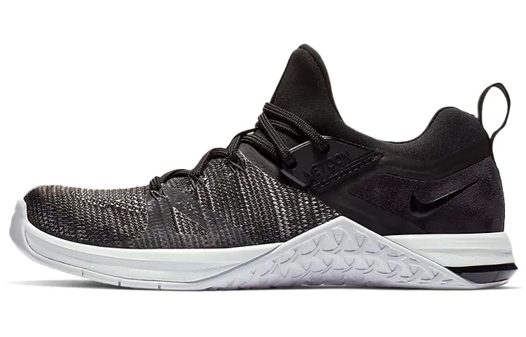 Nike Metcon Flyknit 3 Black Matte Silver Women's