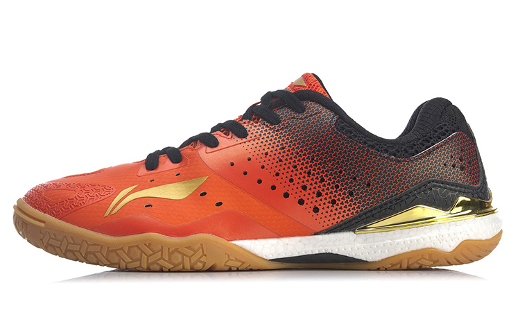 LINING National Team Professional Table Tennis Men’s Shoes — Qilin | Red/Black