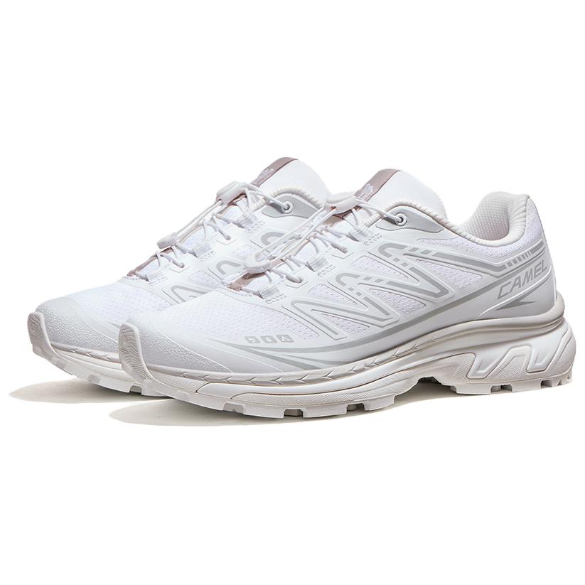CAMEL Breathable, Lightweight, Slip Resistant Low top Mountaineering Shoes Men’s White Gray