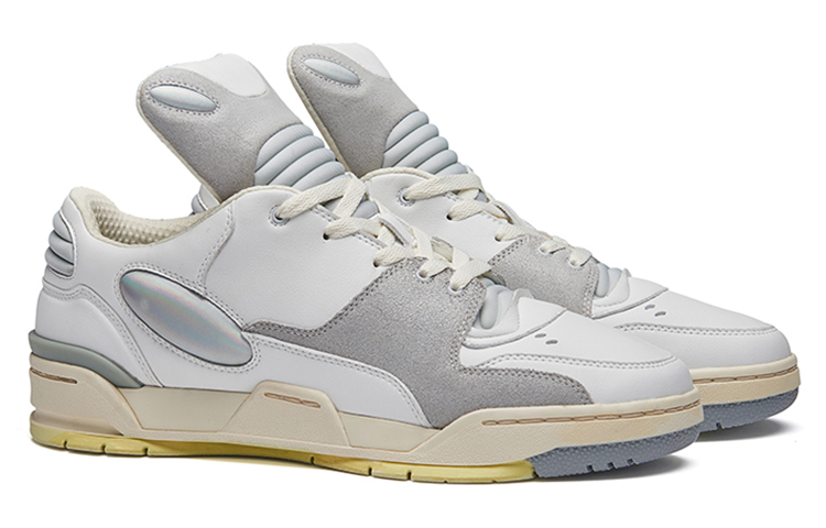 EQLZ EQUALIZER 1980 Leather Abrasion Resistant Breathable Coverage Support Balance Low top Vintage Basketball Shoes