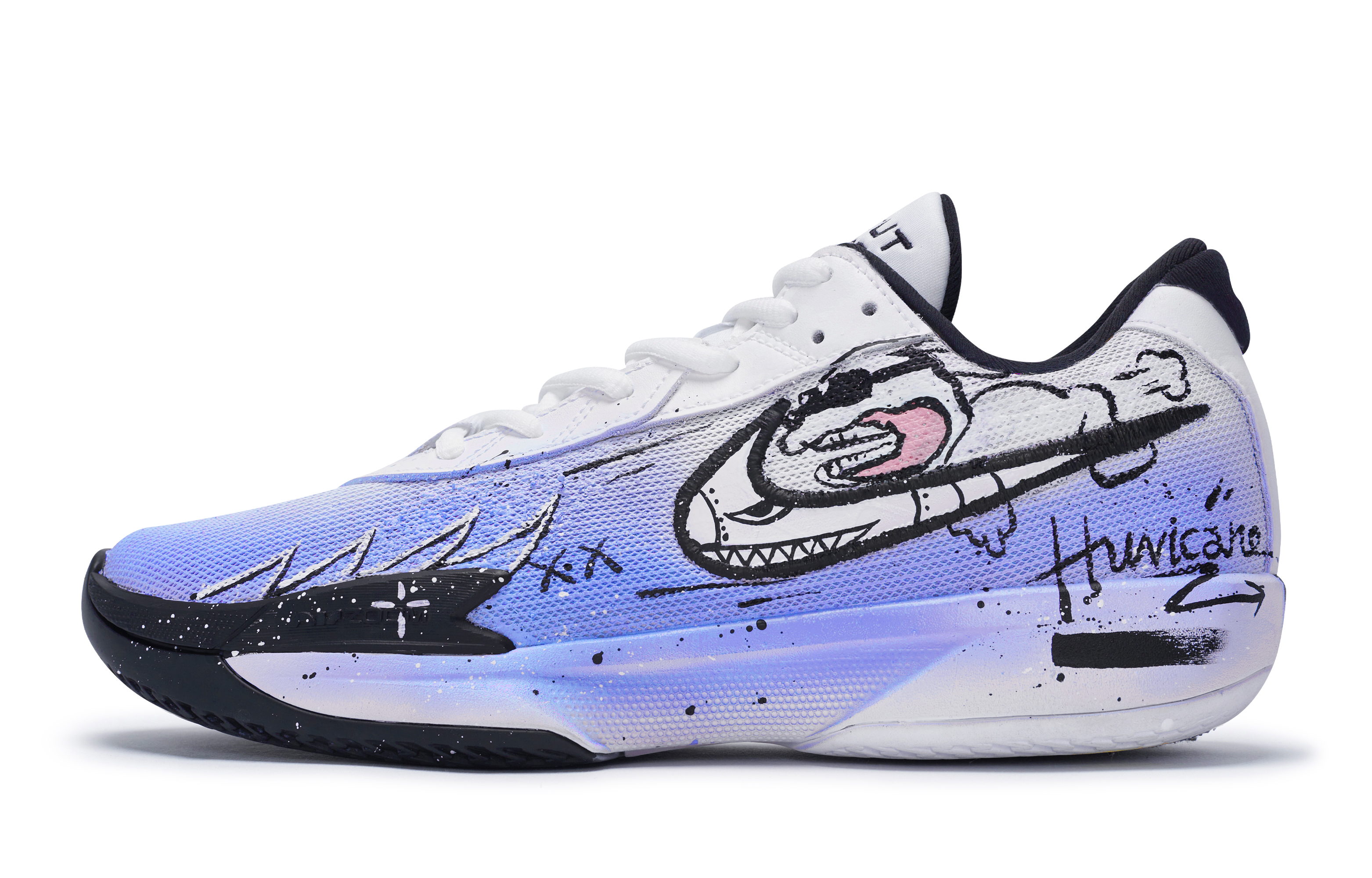 Nike Air Zoom G.T. Cut Academy 811 Manufacturing, Rocket Dog Blue, Special Shoe Box Low top Basketball Shoes Unisex