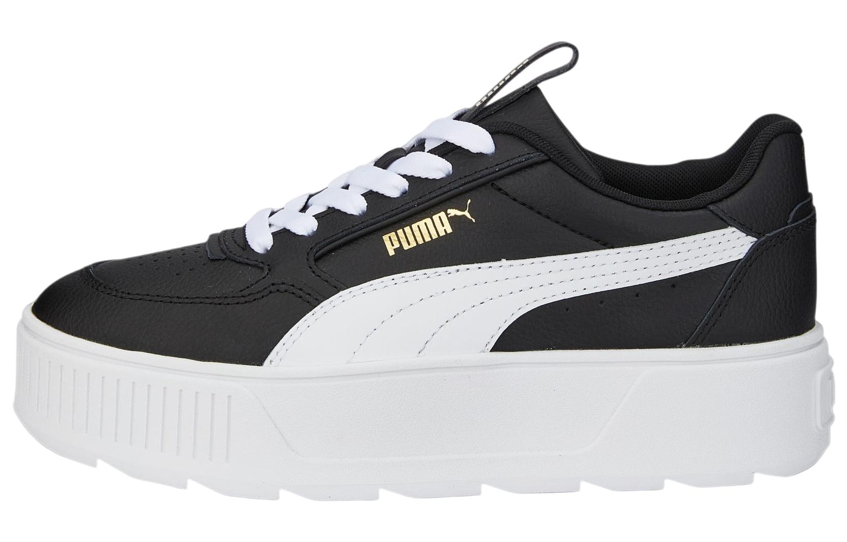 PUMA Mayze Raw Leather Abrasion Resistant Height Increasing Abrasion Resistant Height Increasing Low top