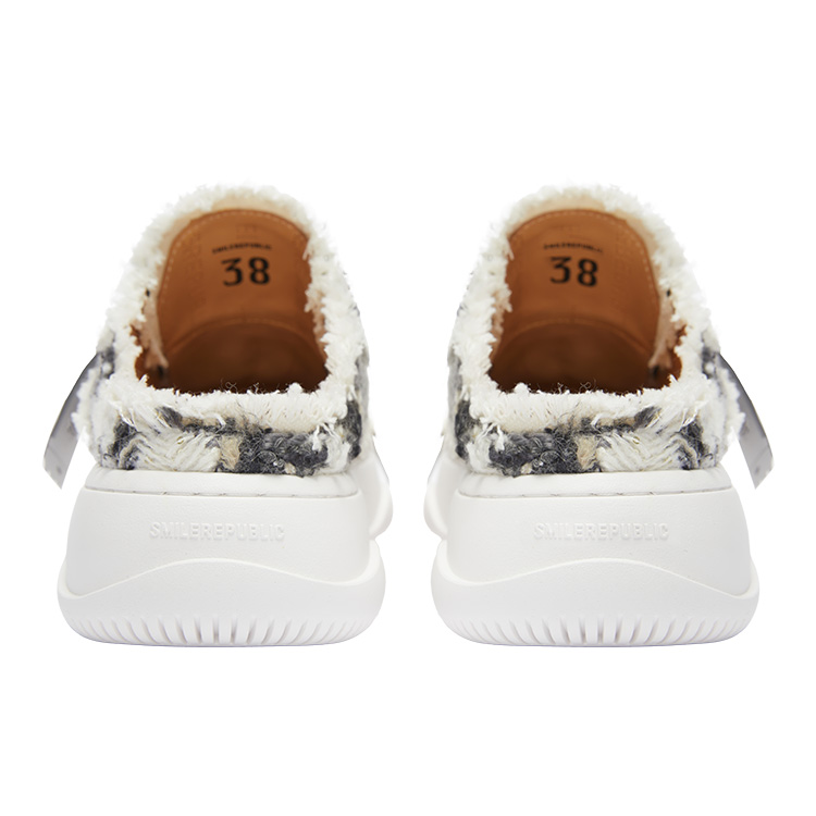 SMILEREPUBLIC Open Ended Smiling Collection Low top Canvas Shoes Unisex Black White