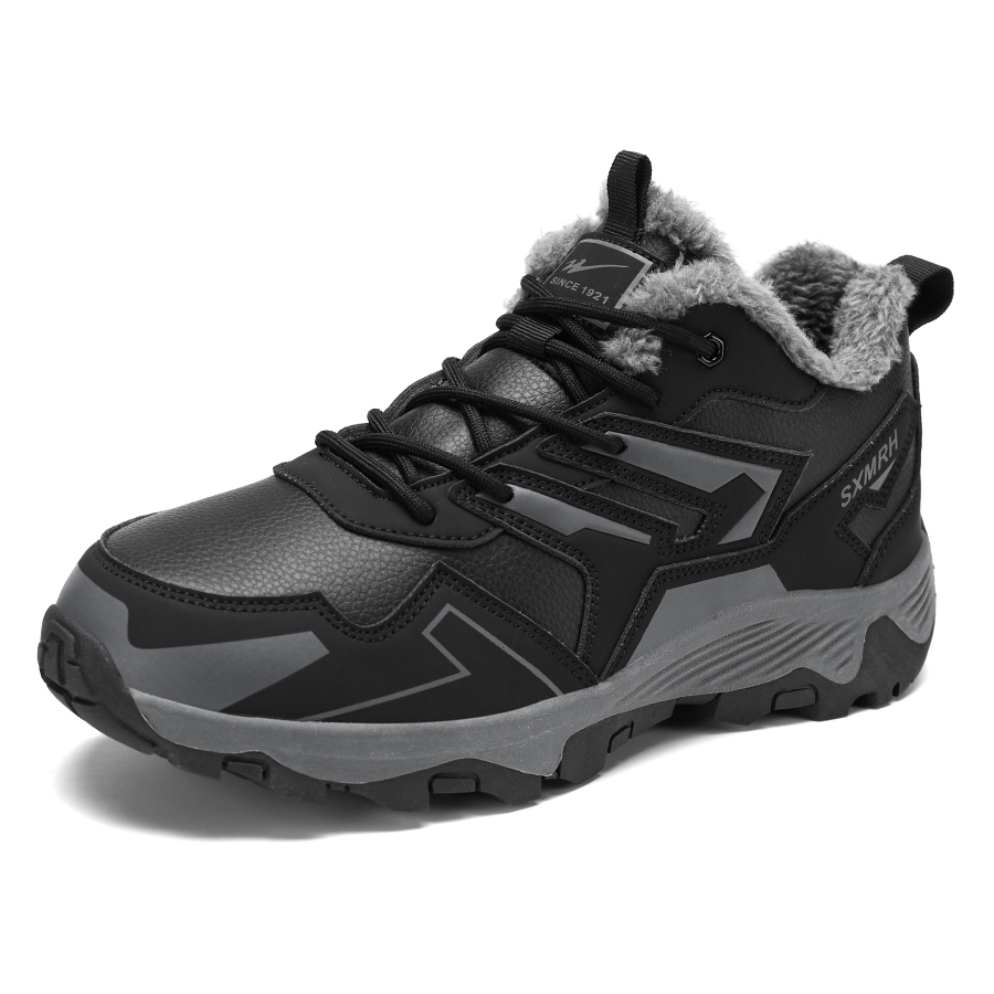 Binary Round Tip Cushioning, Comfortable Versatile, Outdoor Sports, Lightweight Casual, Fleece Lined Thermal Low top