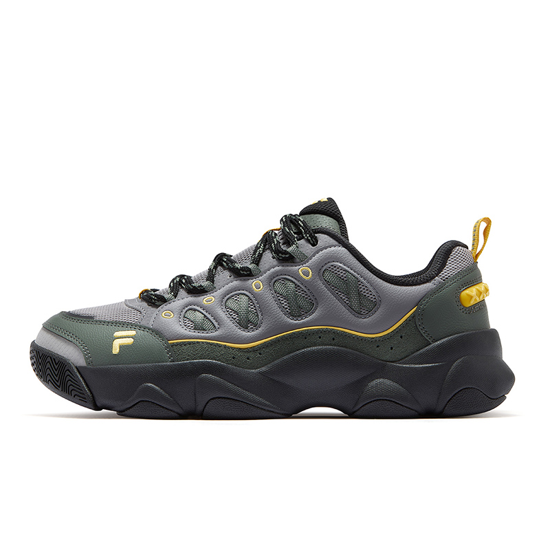FILA FUSION WATERBEAR Bear Paw Shoe Vintage Basketball Shoes Men’s Black Gray