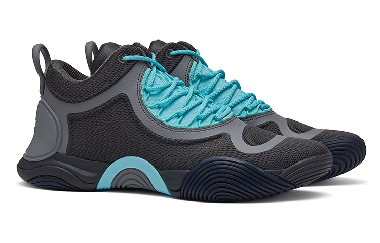 EQLZ EQUALIZER Slip Resistant Abrasion Resistant Low top Basketball Shoes Unisex Black Blue Ghost Mother