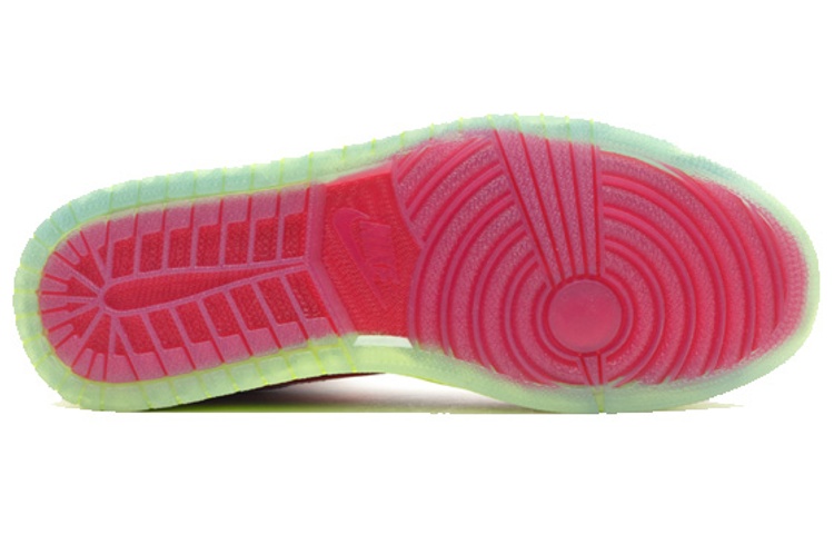 Кроссовки Jordan Air Jordan 1 Mid Yots Year of the Snake (красно-черные) — Фиолетовый / зелёный / красный — фото 5