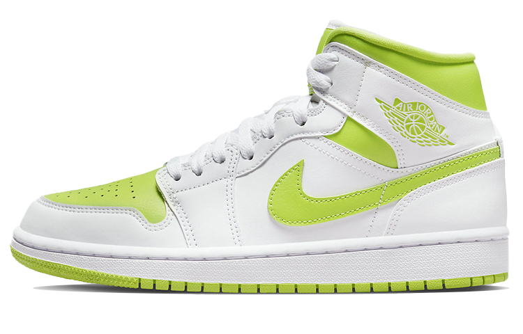 Jordan 1 Mid White Lime Women’s