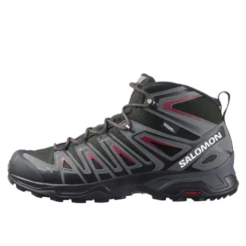 SALOMON X Ultra Pioneer Mid CSWP 'Peat Biking Red'