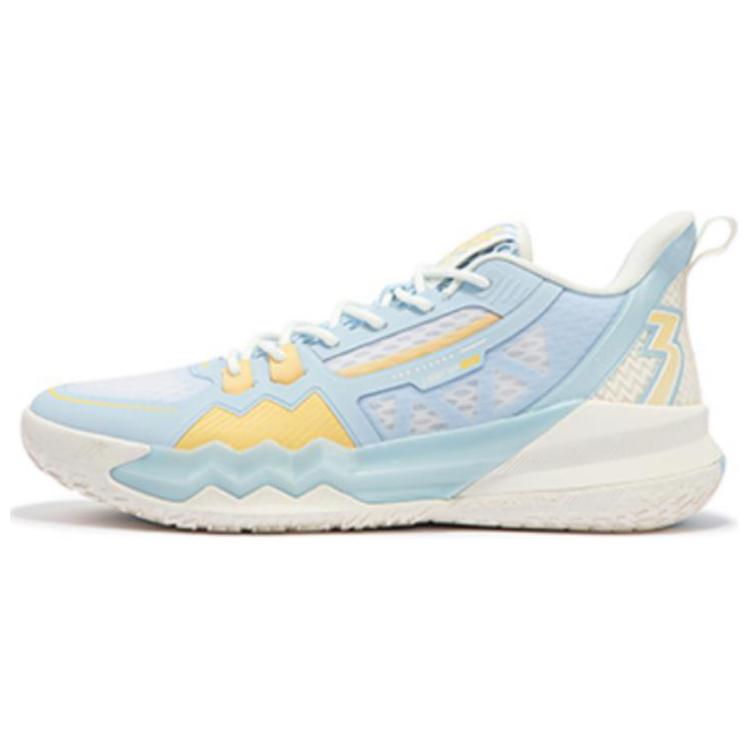 361° Cushioning Abrasion Resistant Lightweight Low top Basketball Shoes Men’s White Blue