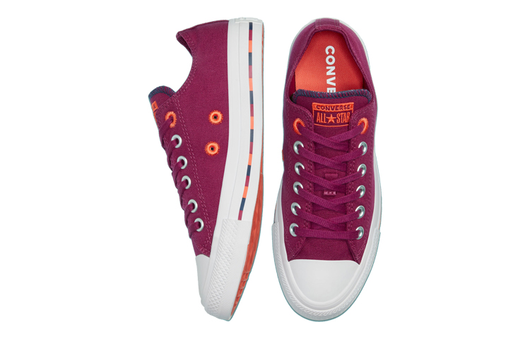 Женские кеды Converse Chuck Taylor All Star Violet Sneakers (фиолетовые) — фото 4