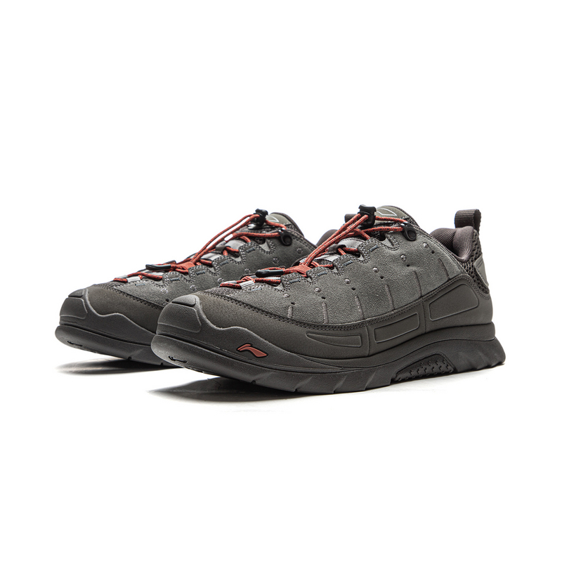 Li Ning Outdoor CF Tracing, Forest Grace SE Low top Hiking Shoes Unisex Gray