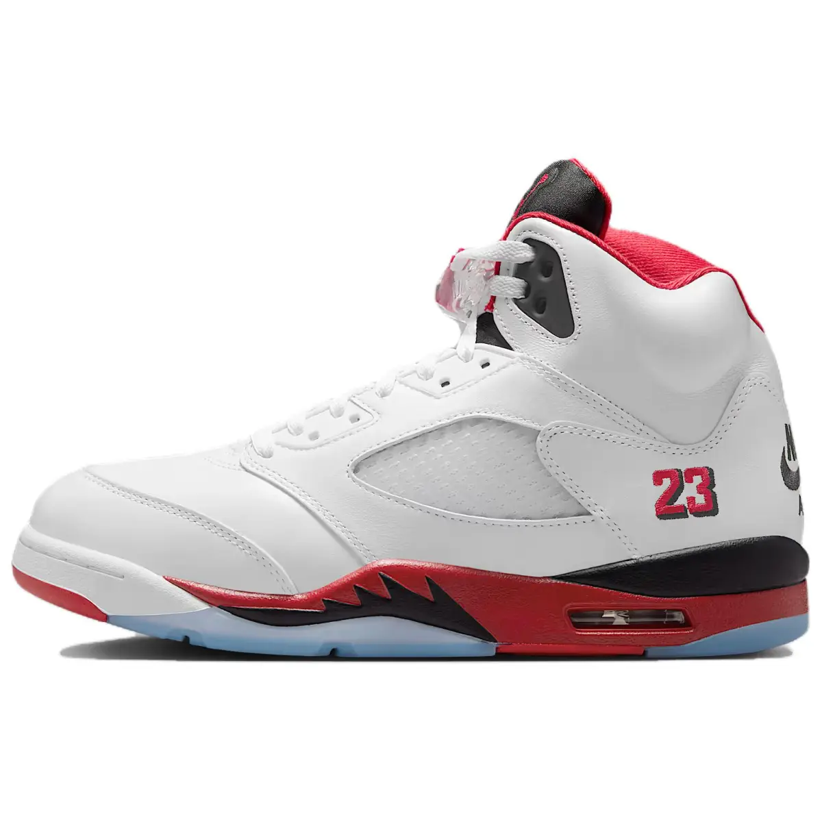 JORDAN 5 Retro Fire Red Black Tongue 2025