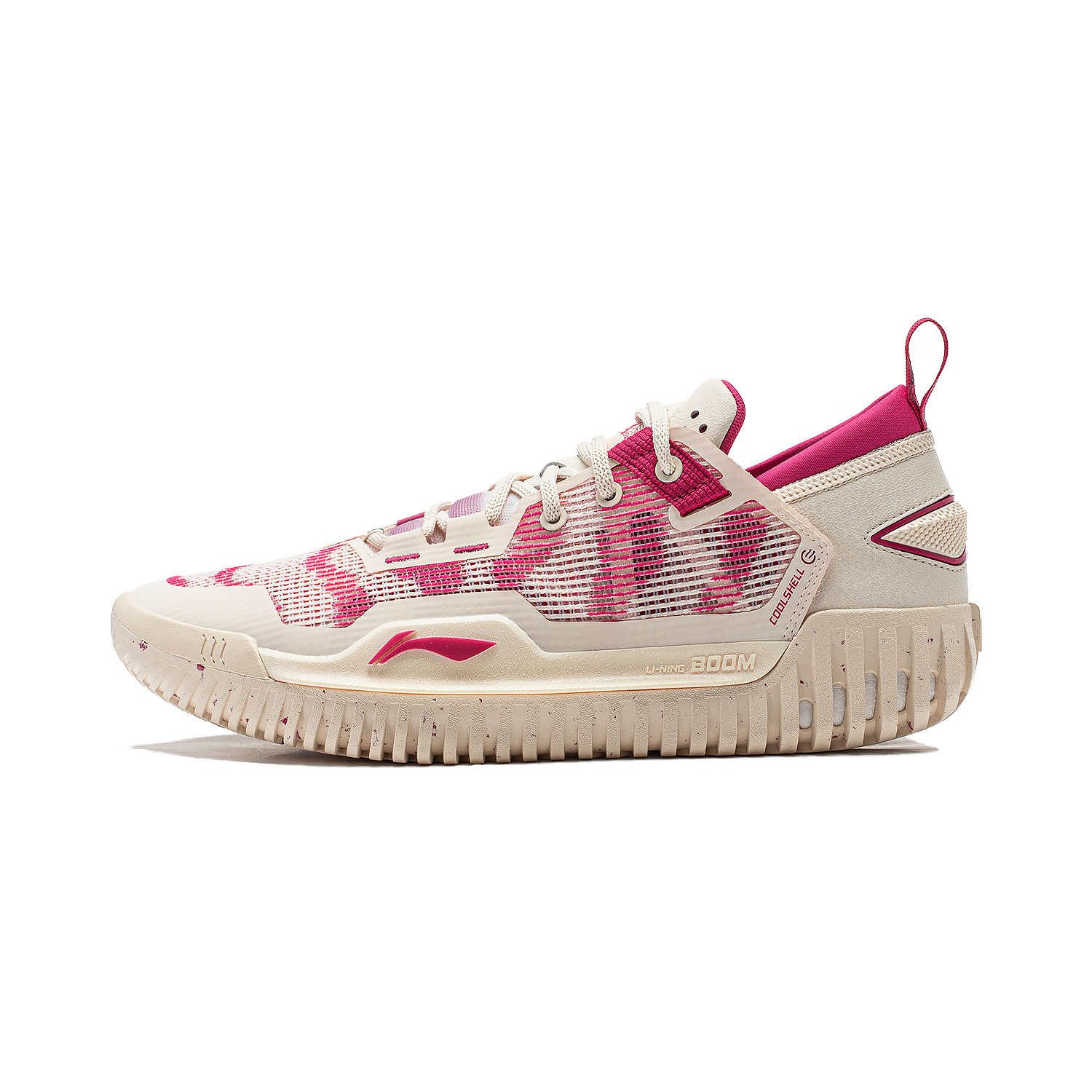 Li Ning BadFive 3 Low Slip Resistant And Breathable Coverage Low top Basketball Shoes Men’s Matte Ecru