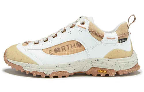KOLON SPORT Move Earth Non Slip And Waterproof Coverage Low top Hiking Shoes Unisex Beige Yellow