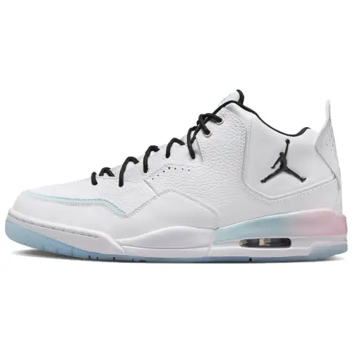 Jordan Courtside 23 Slip Resistant Abrasion Resistant Mid top Vintage Basketball Shoes Men's White