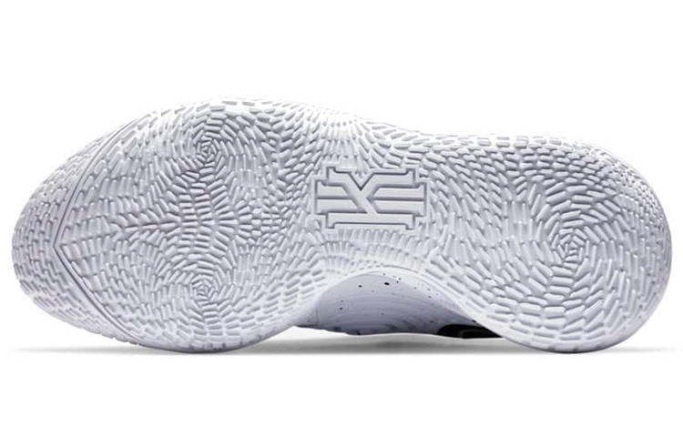 Кроссовки Nike Kyrie Low 3 Zoom (бело-черные) — Белый / чёрный — фото 6