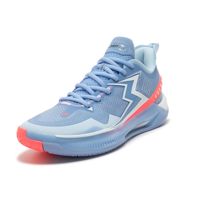 361° BIG3 5.0 Quick PRO Basketball Shoes Men’s Low Top Sky Blue/Glacier Blue