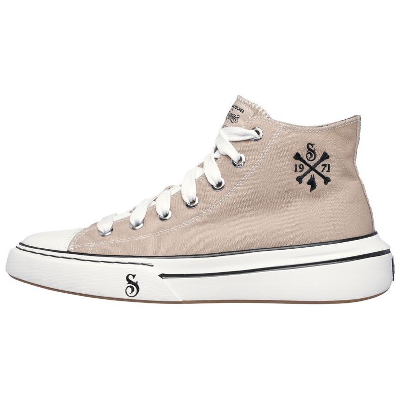 Snoop Dogg x Skechers SNOOP One Doggy Bonez High top Canvas Shoes Men's Brown