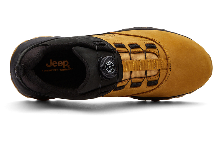 Jeep Cushioning, Wear Resistant Low top Outdoor Shoes Men’s Black Yellow