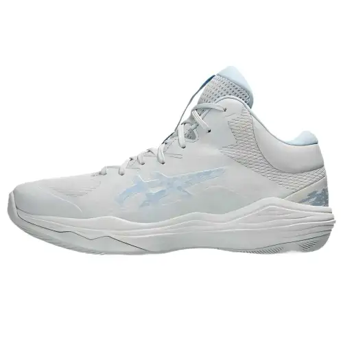 ASICS Nova Flow 2 Synthetic Leather Mid top Basketball Shoes Men's White
