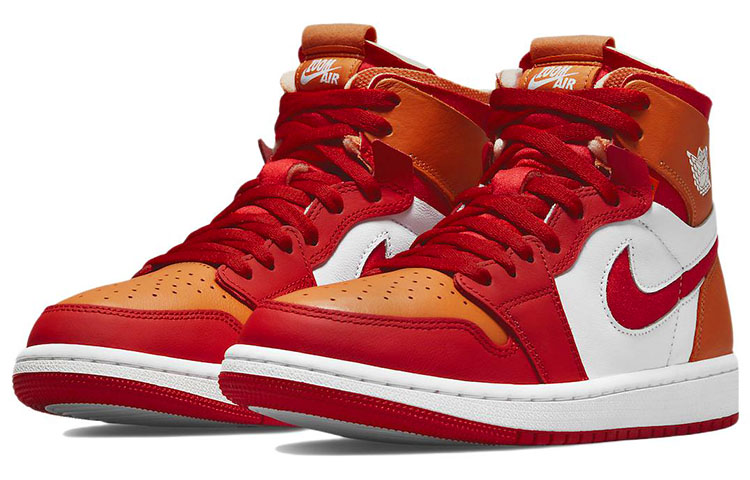 Jordan 1 High Zoom Air Cmft Fire Red Hot Curry Women’s