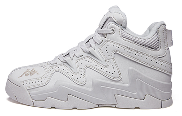 Kappa Textile, Synthetic Leather Cushioning Slip Resistant Abrasion Resistant High top Vintage Basketball Shoes Unisex