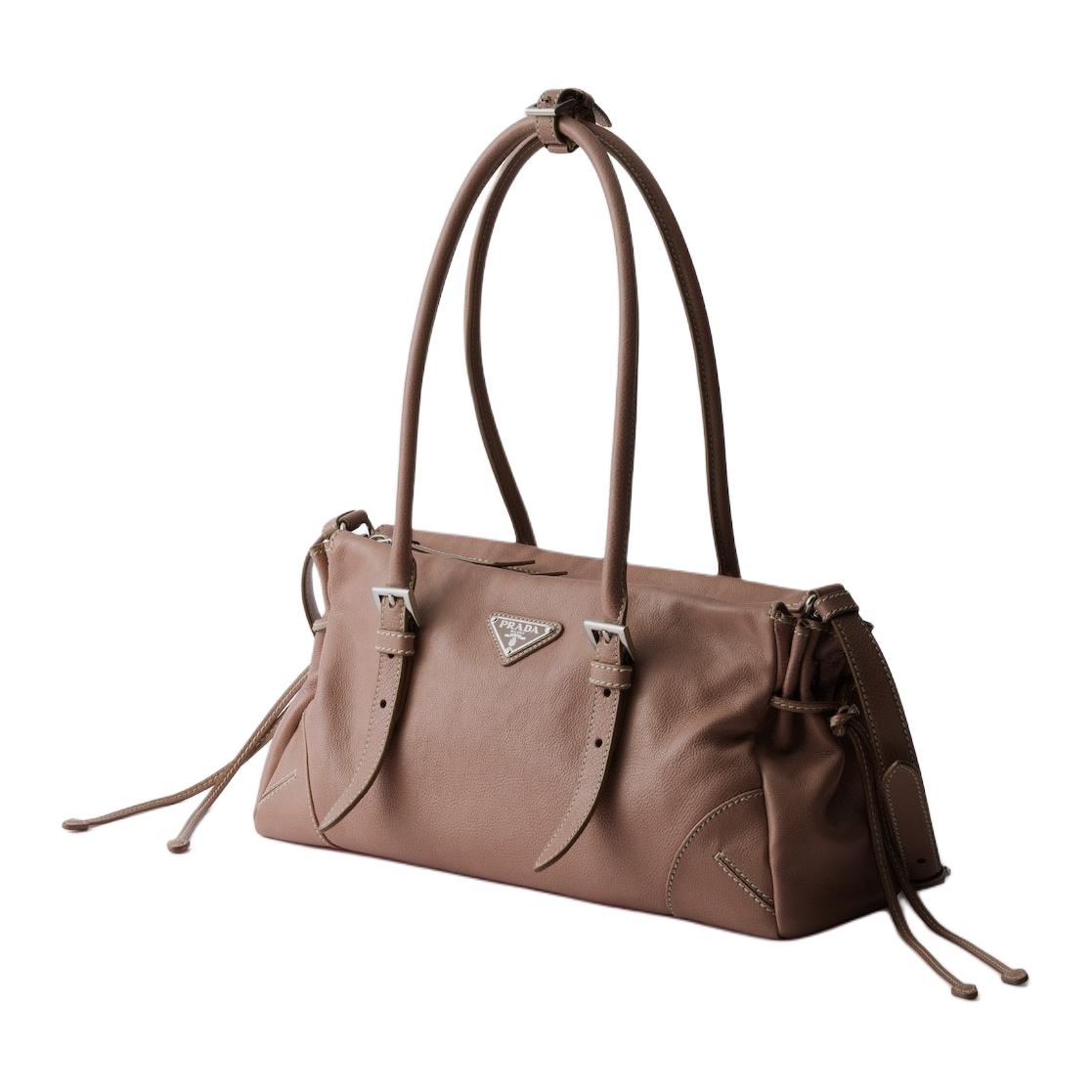 Женская сумка Prada Bonnie Borsa (каштановая) — фото 2