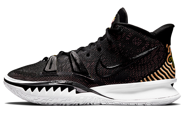 Мужские кроссовки Nike Kyrie 7 EP (черно-золотые)