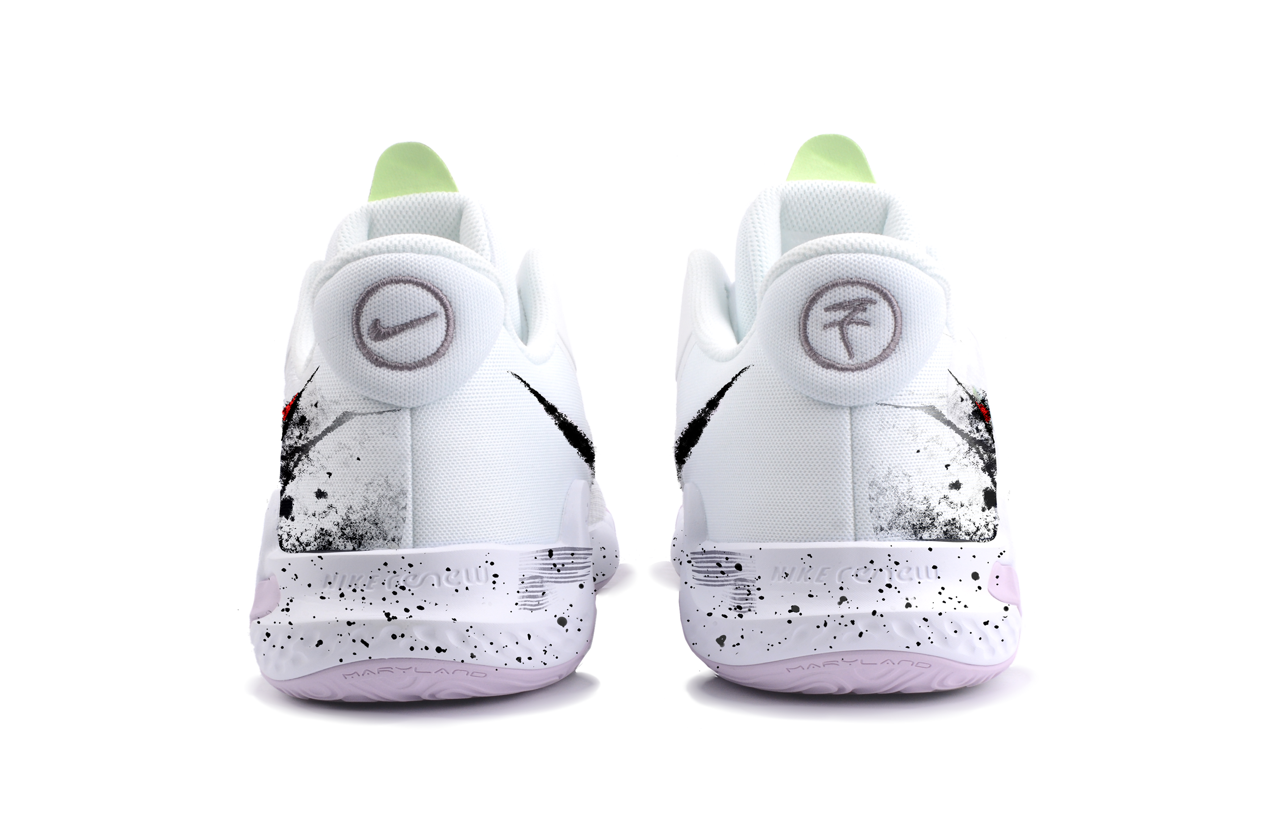 Nike KD Trey 5 IX Vampire Ghost Fabric Slip Resistant Mid top Vintage Basketball Shoes Unisex Red White