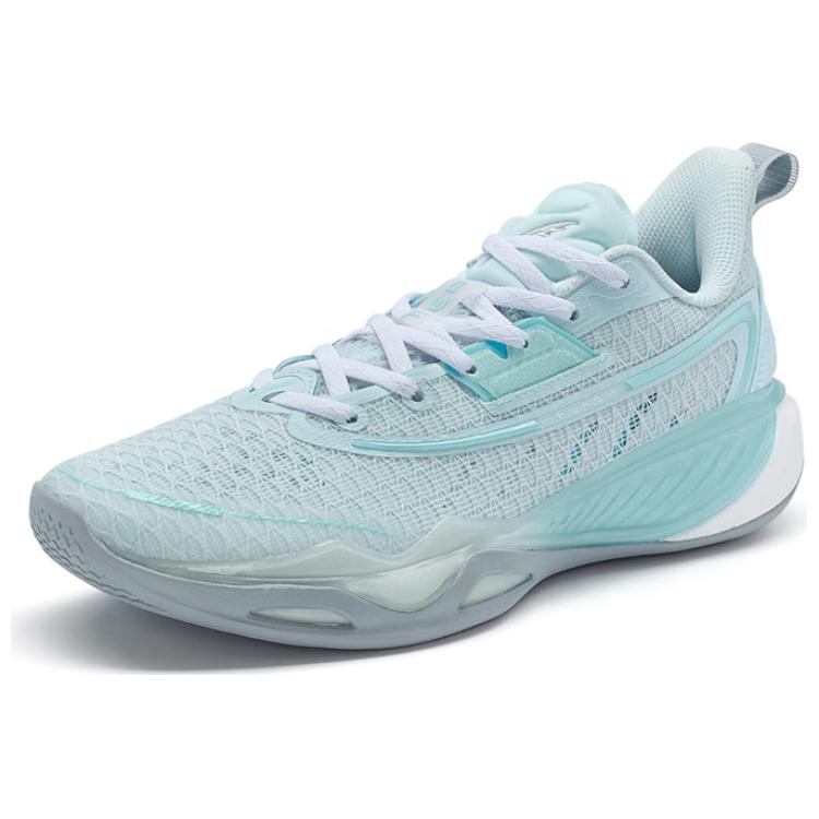 XTEP Light Feather 5 Cushioning Slip Resistant Low top Basketball Shoes Men’s Blue