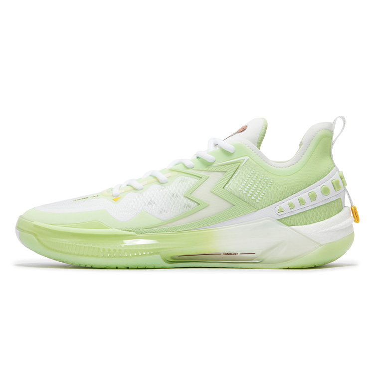 361° BIG3 5.0 Quick PRO Basketball Shoes Men’s Low Top Jelly Aloe/361 Degrees White